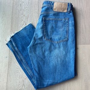 Rag and Bone Maya high rise straight ankle jeans